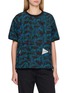 AND WANDER Abstract Print Zip Pocket T-Shirt