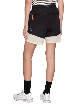 Back View - Click To Enlarge - AND WANDER - X ROA Reflective Stitch Ripstop Nylon Shorts