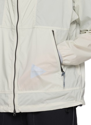  - AND WANDER - Hooded Zip Front Windbreaker Jacket