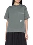 AND WANDER Mesh Panel Chest Pocket T-Shirt