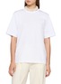 CARVEN Pearl Necklace Cotton T-shirt