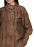  - YA YI - EL AAIÚN Asymmetrical Silk Shirt