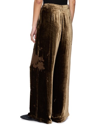 Back View - Click To Enlarge - YA YI - Granada Silk Devoré Pants