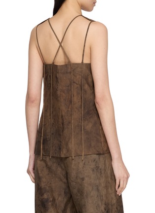 Back View - Click To Enlarge - YA YI - EL AAIÚN Silk Vest