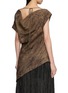Back View - Click To Enlarge - YA YI - EL AAIÚN Asymmetrical Silk Top