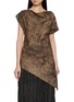 YA YI EL AAIÚN Asymmetrical Silk Top