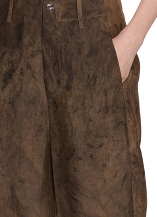  - YA YI - EL AAIÚN Straight Leg Silk Pants