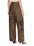 Back View - Click To Enlarge - YA YI - EL AAIÚN Straight Leg Silk Pants