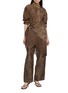 Figure View - Click To Enlarge - YA YI - EL AAIÚN Fringed Silk Pashmina