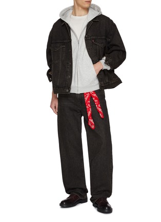Figure View - Click To Enlarge - LEVI’S - x Jordan Baggy Dark Wash Jeans