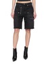 ALEXANDERWANG Zip Detail Cotton Denim Carpenter Shorts