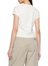 Back View - Click To Enlarge - ALEXANDERWANG - All Over Crystal Hotfix Cotton Baby T-Shirt