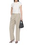 Figure View - Click To Enlarge - ALEXANDERWANG - All Over Crystal Hotfix Cotton Baby T-Shirt