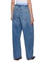 Back View - Click To Enlarge - ALEXANDERWANG - Boxer Waistband Blow Up Jeans