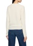 Back View - Click To Enlarge - JOVENS - V-Neck Ribbed Cashmere Cable Knit Sweater