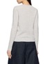 Back View - Click To Enlarge - JOVENS - V-Neck Ribbed Cashmere Cable Knit Sweater