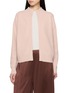 JOVENS Fancy Stitch Cashmere Bomber Cardigan