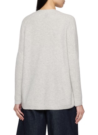 Back View - Click To Enlarge - JOVENS - Oversized Cashmere Knit Cardigan