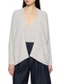 JOVENS Oversized Cashmere Knit Cardigan