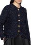  - JOVENS - Round Neck Mélange Cashmere Knit Cardigan