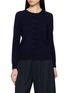 JOVENS Round Neck Cashmere Knit Sweater