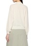 Back View - Click To Enlarge - JOVENS - Long Balloon Sleeve Mock Neck Chunky Ribbed Cashmere Knit Top