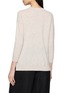 Back View - Click To Enlarge - JOVENS - Oversized Round Neck Pocket Cashmere Knit Sweater