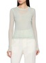 HELMUT LANG Layered Long Sleeve Mesh Top