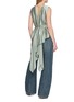 Detail View - Click To Enlarge - HELMUT LANG - Scarf Drape Silk Top