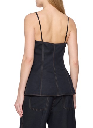 Back View - Click To Enlarge - HELMUT LANG - Minimal Sleeveless Top