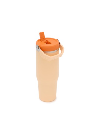Detail View - Click To Enlarge - STANLEY - The Iceflow™ Flip Straw 2.0 Tumbler 30oz — Orange Sherbet