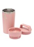 Detail View - Click To Enlarge - STANLEY - Café-To-Go Travel Mug 12oz — Peach Rose Picnic Stripe