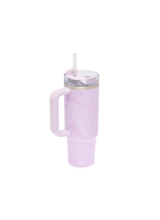 Detail View - Click To Enlarge - STANLEY - The Quencher H2.0 FlowState™ Tumbler 30oz — Soft Amethyst Calacatta