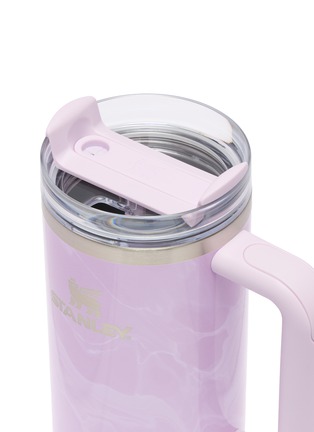 Detail View - Click To Enlarge - STANLEY - The Quencher H2.0 FlowState™ Tumbler 30oz — Soft Amethyst Calacatta
