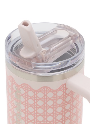 Detail View - Click To Enlarge - STANLEY - The Quencher ProTour Flip Straw Lid Tumbler 30oz — Rose Quartz Rattan