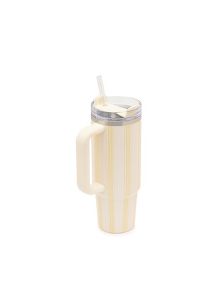 Detail View - Click To Enlarge - STANLEY - The Quencher H2.0 FlowState™ Tumbler 30oz — Cream Picnic Stripe