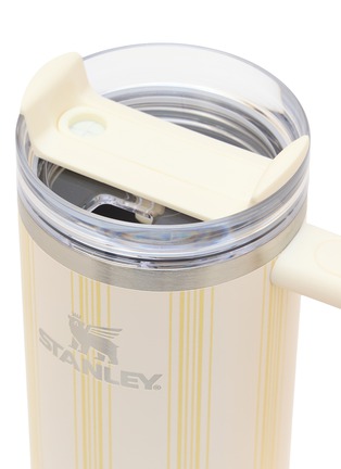 Detail View - Click To Enlarge - STANLEY - The Quencher H2.0 FlowState™ Tumbler 30oz — Cream Picnic Stripe