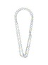 LANE CRAWFORD VINTAGE ACCESSORIES 1960's Silver Toned Crystal Necklace