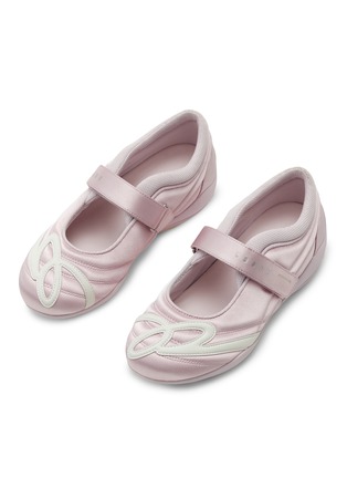 Detail View - Click To Enlarge - GOODBAI - Satin Mary Jane Shoes