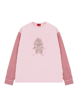 GOODBAI | Long Sleeve Printed Crewneck Top