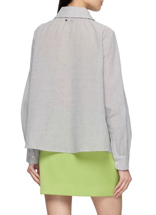 Back View - Click To Enlarge - GOODBAI - X Lane Crawford Long Sleeve Ruffle Shirt