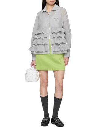 Figure View - Click To Enlarge - GOODBAI - X Lane Crawford Long Sleeve Ruffle Shirt