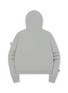 Back View - Click To Enlarge - GOODBAI - Bow Detail Zip Up Hoodie