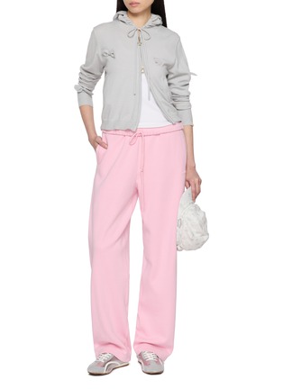 Figure View - Click To Enlarge - GOODBAI - X Lane Crawford Bow Detail Zip Up Hoodie