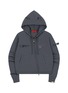 GOODBAI Zip Up Bow Detail Hoodie