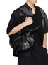 Figure View - Click To Enlarge - DISCORD YOHJI YAMAMOTO - Leather Sling Bag