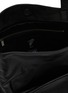 Detail View - Click To Enlarge - DISCORD YOHJI YAMAMOTO - Pinched Leather Tote Bag
