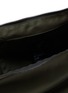 Detail View - Click To Enlarge - DISCORD YOHJI YAMAMOTO - Leather Trim Curve Crossbody Bag