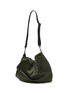 DISCORD YOHJI YAMAMOTO 2-Tuck Leather Trim Crossbody Bag