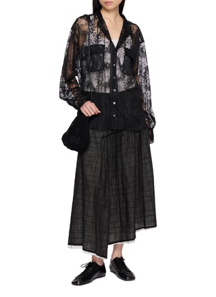 Figure View - Click To Enlarge - MIDORIKAWA - Lace Shirt